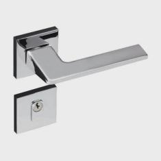 Fechadura Externa Sara Cromo Acetinado Zamac Pado Cromado