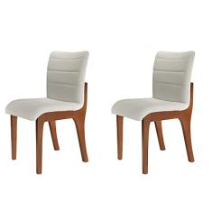 Conjunto com 2 Cadeiras Bella em Madeira Maciça Mobillare