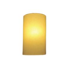 Arandela Meia Cana Md-2031 Cúpula em Tecido 30/18x16cm Algodão Crú - Bivolt