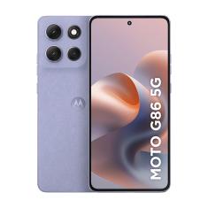 Smartphone Motorola Moto g86 5G - 512GB 24GB (8GB RAM+16GB Ram Boost) Tela 1.5K pOLED, 50MP Sony camera OIS Moto AI, videos em 4K, IP68 + IP69