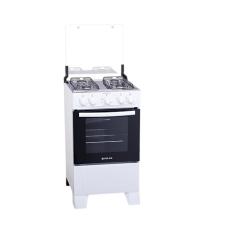 Fogão Atlas 4 Bocas Mesa de Inox Coliseum Plus Branco