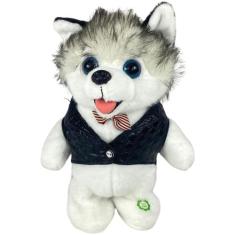 Pelúcia Infantil Cachorrinho Que anda Com Som e Movimentos - Castela -