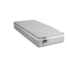 Colchão Solteiro Molas Ensacadas Hanover Softgel 88x188cm Branco Cinza Inducol