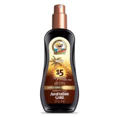 Protetor Solar Australian Gold Fps15 Spray Gel Instant Bronzer 237G