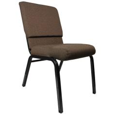 Cadeira Escritório Empilhável para Igrejas Auditórios Church Marrom