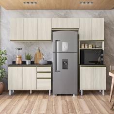 Cozinha Completa Angelita 11 Portas 4 Gavetas 100% Mdf Bianco Tok