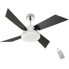 Ventilador Tecno Preto 220V e Controle Remoto - Mais de Casa