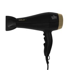 Secador de Cabelo GA.MA ITALY Gold Íon com Ceramic Íon 2200W Preto/Dou
