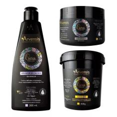 Kit Arvensis Cachos Ativador Ondulado Mascara 2X1 Geleia