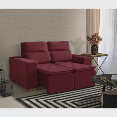 Sofá Luxemburgo 2 Lugares Retrátil Reclinável 1,50m Yescasa