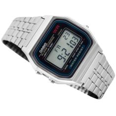 Relógio de Pulso Unissex Prata Casio Vintage Digital A159WA-N1DF