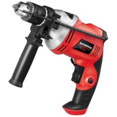Furadeira de Impacto Mondial Preto e Vermelho 500W FFI-05, 220V