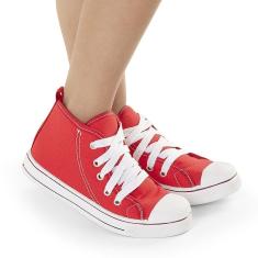 Tênis Infantil Cano Alto Masculino Feminino Botinha Escolar-Unissex