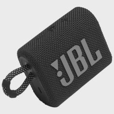 Caixa de Som Bluetooth jbl GO3 IPX7 Potência de 4.2 W rms à Prova d'água Preto