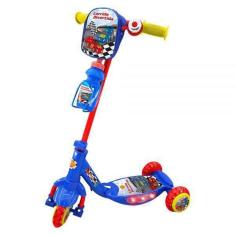 Patinete Com Mochila E Garrafinha Corrida Divertida