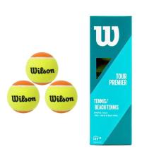 Bola De Beach Tennis Wilson Tour Premier Com 03 Bolas