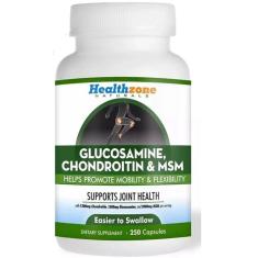 Glucosamina 1500 Chondroitina 1200 + Msm 2000 - 250 Capsulas