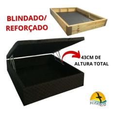 Cama Box Baú Casal Blindada  - Exclusive / Luxo