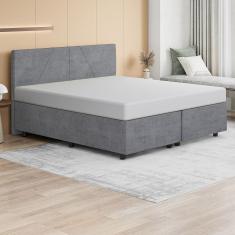 Base Cama Box  King Size Veludo SkyBox