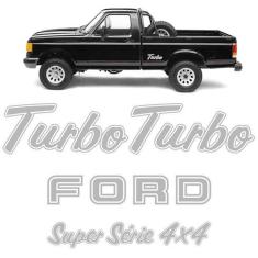 Kit Adesivo F1000 93/95 Emblemas Ford Turbo Super Série 4x4 - SPORTINO
