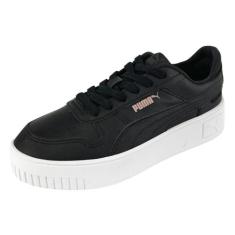 Tênis Puma Carina Street BDP Black Rose Gold White, 37, Preto