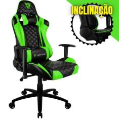 Cadeira Gamer Escritório ThunderX3 Giratória com Rodinhas Apoio para C