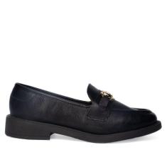 Mocassim Feminino Vizzano Napa Preto, Preto, 37