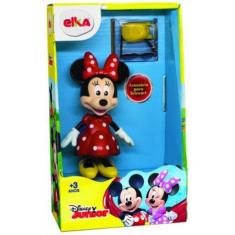 Boneca Minnie - 12Cm - 2 Acessórios - Elka
