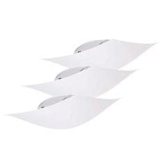 Kit 3 Un Plafon Quadrado Pvc 1Xe27 30W 250V Taschibra