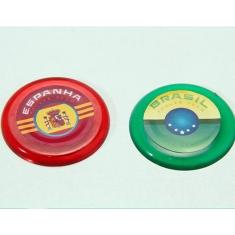 Futebol De Botão Cristal 2 Seleções Brasil x Espanha