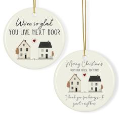 Enfeites de Natal para vizinhos