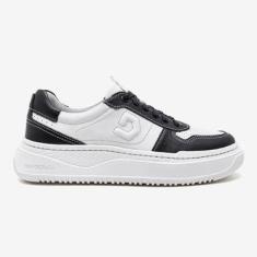 Tênis Feminino Denim Block Branco/Preto-Preto-35-Feminino