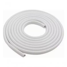 Borracha Couro Cobra Proteção Da Porta 7x14 Mm Branca 50 M [f103]