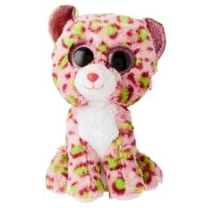Pelúcia Ty Beanie Boo Leopardo Lainey Olhinhos de Glitter