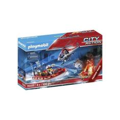 Playmobil City Action Missão Resgate Bombeiros Sunny 70335