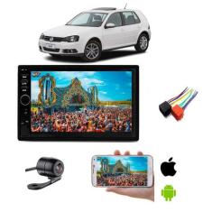 Mp5 Central Multimidia Moldura 2 Din Golf 2010 2011 2012 2013 + Camera