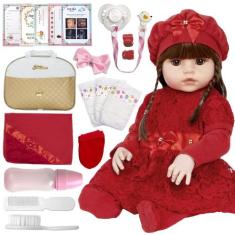 Bebe Reborn Boneca Realista Corpo Vinil Siliconado Princesa - Cegonha 