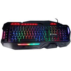 Teclado Gamer USB Hayom RGB ABNT2 Preto