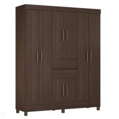 Guarda Roupa Casal Munique 8 Portas e 2 Gavetas - Demóbile, Café Touch