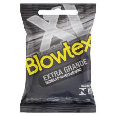 Preservativo Blowtex Extra Grande Com 3 Unidades