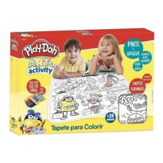 Tapete De Atividades Infantil Lavavel Acomapanha Giz De Cera - Fun Bri