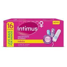 Absorvente Intimus Interno Médio Embalagem com 16 Unidades