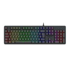 Teclado Membrana Gamer Redragon Netherbane Rgb K521 Preto