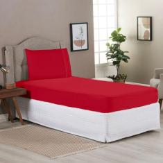 Lençol Solteiro 2 Peças 400 Fios Micro percal - Bela Casa Shopping Hom