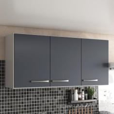 Armário de Cozinha Aéreo Suspenso 3 Portas - DiretoSim