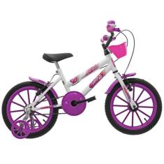 Bicicleta Infantil Criança Aro 16 Feminina Ultra Kids Com Rodinhas Men