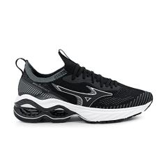 Tênis Mizuno Invictus 3, Masculino, Preto/Prata, 43