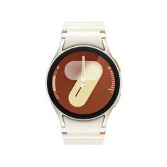 Samsung Galaxy Watch 7 40mm Creme Bluetooth GPS Super AMOLED, Prata, C