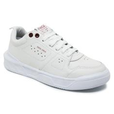 Tênis Coca-Cola Feminino Soho Leather Branco/Vermelho CC2176