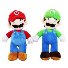 Pacote de brinquedos de pelúcia Super Mario Bros Mario and Luigi 28cm Kids